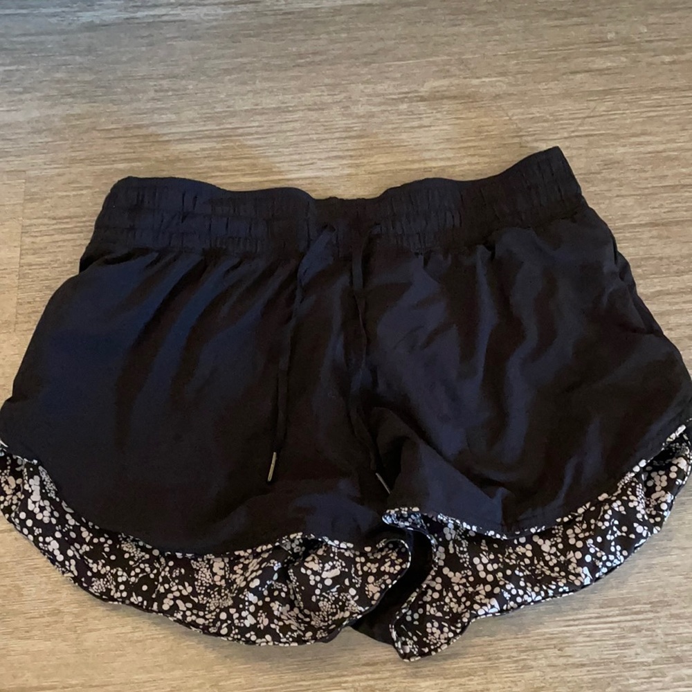 Reversible Black and White Lululemon Shorts